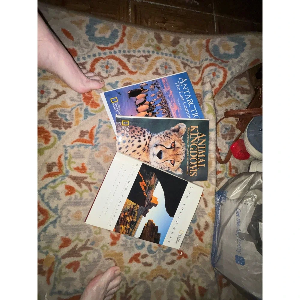National Geographic Book Set Antarctica Animal Kingdoms The Southwest Hardcover